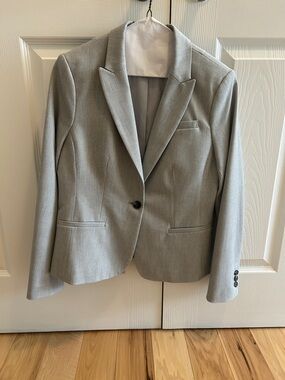 Banana Republic Light Gray Tailored Women's Blazer and pants